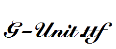 G-Unit.TTF