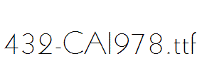 fonts 432-CAI978.ttf