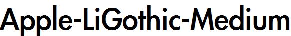 Apple-LiGothic-Medium