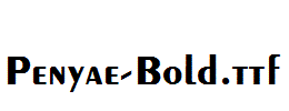 Penyae-Bold Penyae-Bold