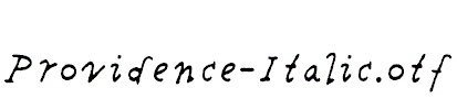 Providence-Italic