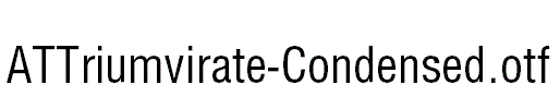 ATTriumvirate-Condensed.otf
