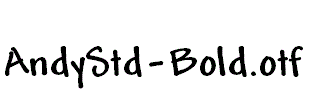 AndyStd-Bold.otf