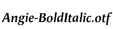 Angie-BoldItalic.otf