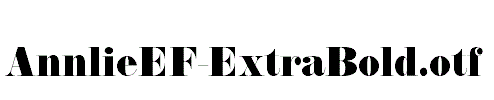 AnnlieEF-ExtraBold.otf