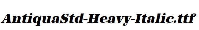 AntiquaStd-Heavy-Italic.ttf
