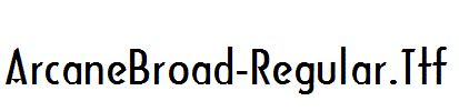 ArcaneBroad-Regular.Ttf