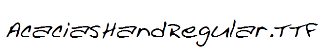 AcaciasHandRegular.TTF