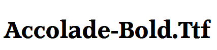 Accolade-Bold.Ttf