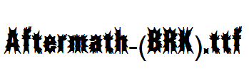 Aftermath-(BRK).ttf
