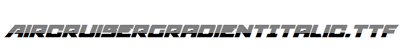 AircruiserGradientItalic.ttf