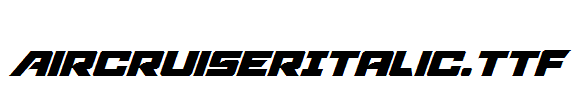 AircruiserItalic.ttf