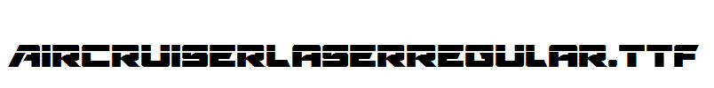 AircruiserLaserRegular.ttf
