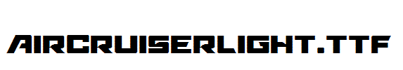 AircruiserLight.ttf