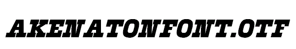 AkenatonFont.otf