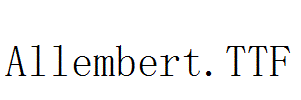 Allembert.TTF