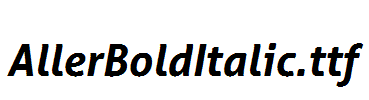 AllerBoldItalic.ttf