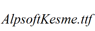 AlpsoftKesme.ttf