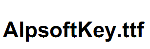 AlpsoftKey.ttf