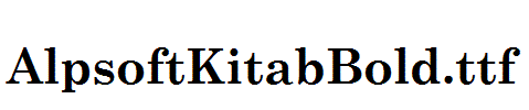 AlpsoftKitabBold.ttf