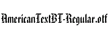AmericanTextBT-Regular.otf