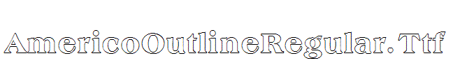 AmericoOutlineRegular.Ttf