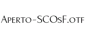 Aperto-SCOsF.otf