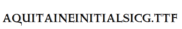 AquitaineInitialsICG.otf