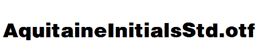 AquitaineInitialsStd.otf