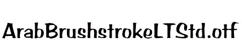 ArabBrushstrokeLTStd.otf