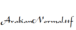 ArabianNormal.ttf