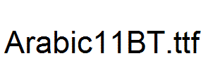Arabic11BT.ttf