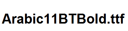 Arabic11BTBold.ttf