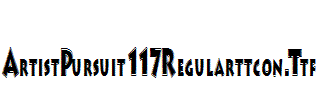 ArtistPursuit117Regularttcon.Ttf