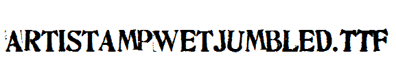ArtistampWetJumbled.TTF