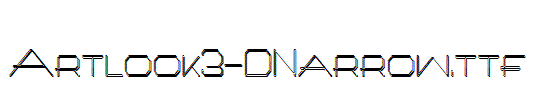 Artlook3-DNarrow.ttf