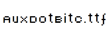 AuXDotBitC.ttf