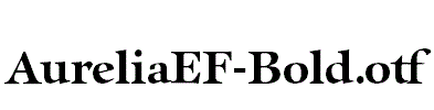 AureliaEF-Bold.otf
