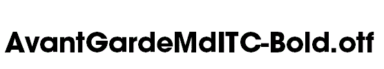AvantGardeMdITC-Bold.otf