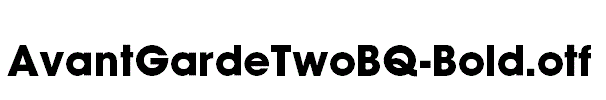 AvantGardeTwoBQ-Bold.otf