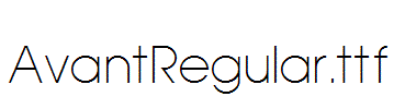 AvantRegular.ttf