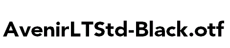 AvenirLTStd-Black.otf