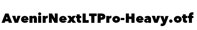 AvenirNextLTPro-Heavy.otf