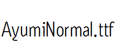 AyumiNormal.ttf