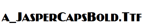 a_JasperCapsBold.Ttf