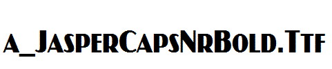 a_JasperCapsNrBold.Ttf