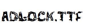 adlock.TTF
