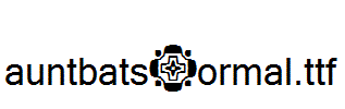auntbatsNormal.ttf