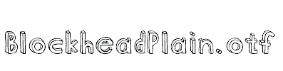BlockheadPlain.otf