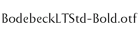 BodebeckLTStd-Bold.otf
